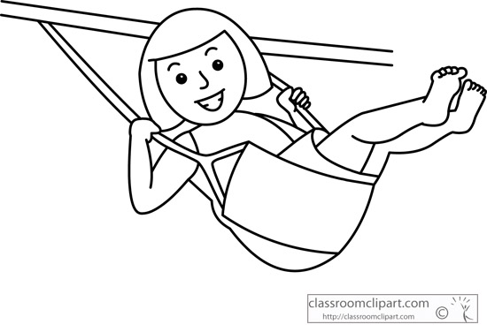 clipart girl on swing - photo #41