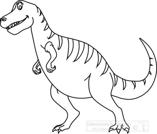 free black and white clipart of dinosaurs - photo #2