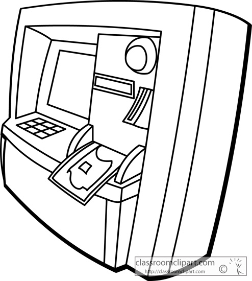 bank clipart black and white - photo #7