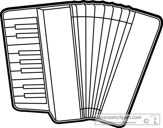music instruments clipart black and white - photo #36