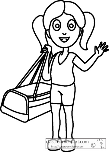 free travel clipart black and white - photo #46