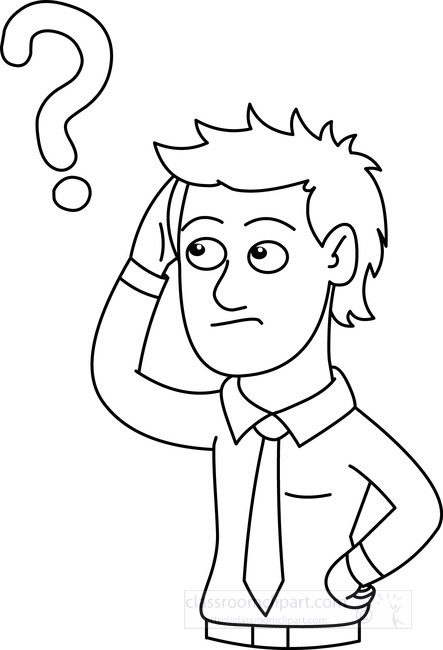 clipart man with question mark - photo #24