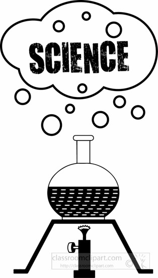 free black and white clip art science - photo #27