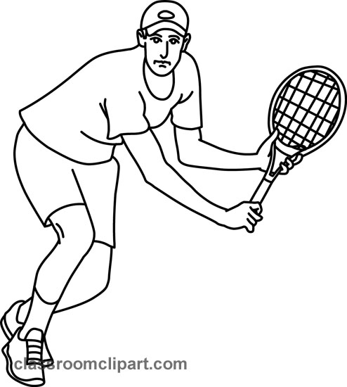 free black and white sports clipart - photo #44