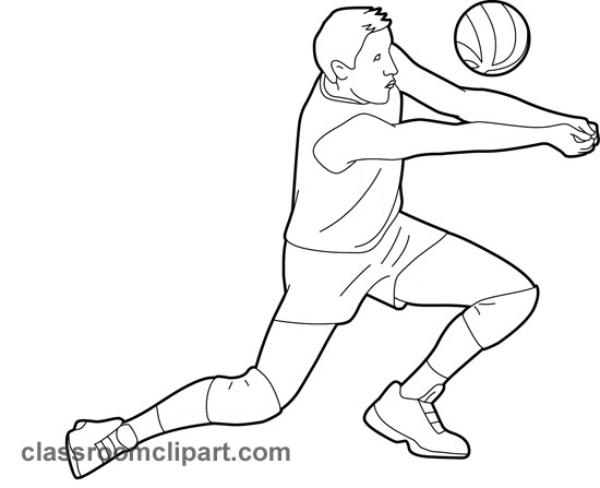 volleyball passing clipart - photo #25