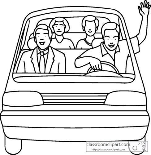 free black and white transportation clipart - photo #14