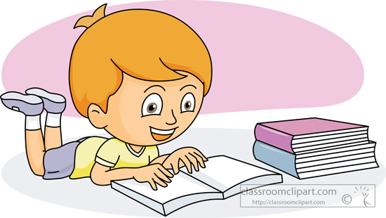 free clipart boy reading book - photo #35