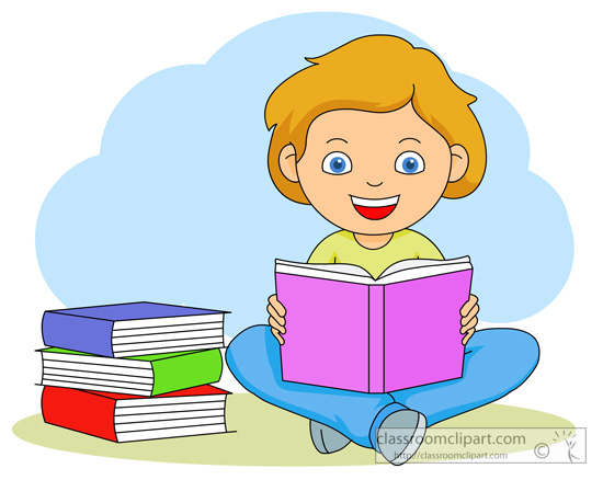 free clipart girl reading - photo #27