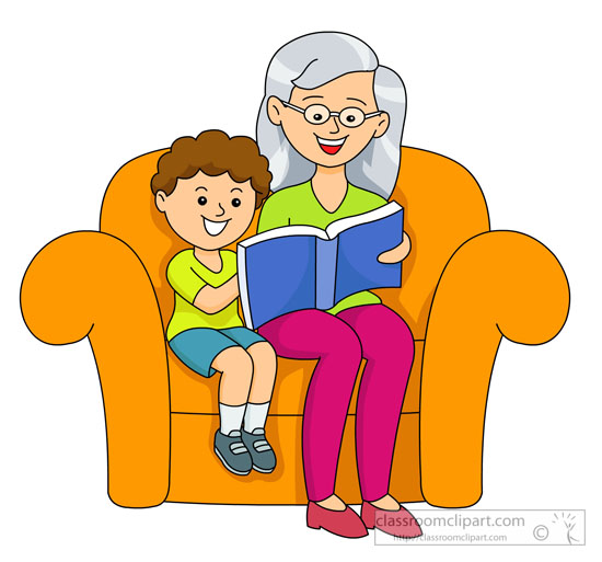 clip art mother reading to child - photo #13