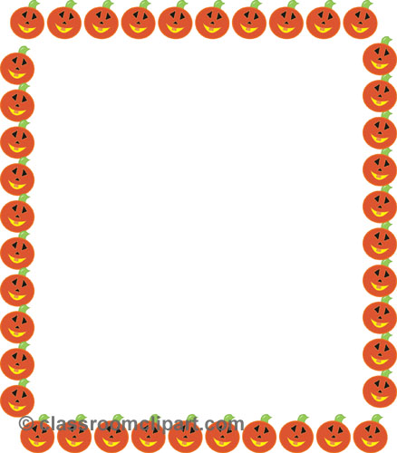 pumpkin clip art free borders - photo #3