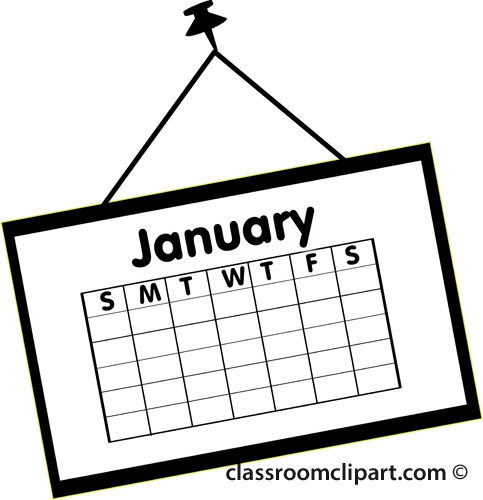 teacher calendar clipart - photo #46