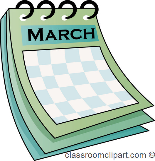 Calendar March calendar 712 Classroom Clipart