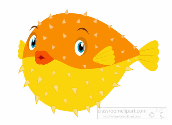 free puffer fish clip art - photo #42