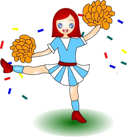 clipart cheerleader images - photo #44