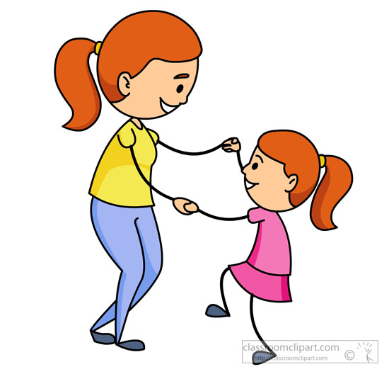 free mother daughter clipart - photo #8