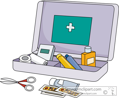 Emergency : first_aid_kit_413a : Classroom Clipart