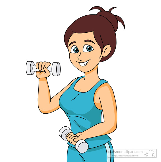 clipart of girl exercising - photo #10