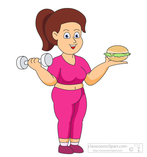 clipart of girl exercising - photo #16