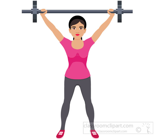 clipart female fitness-#29