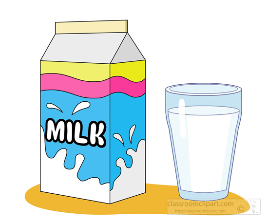 clipart of a glass of milk - photo #3