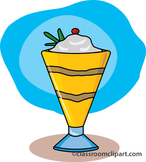 free clipart of ice cream sundae - photo #40