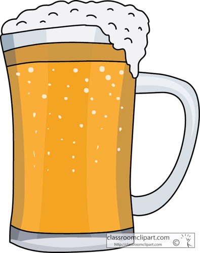 free beer drinking clipart - photo #12