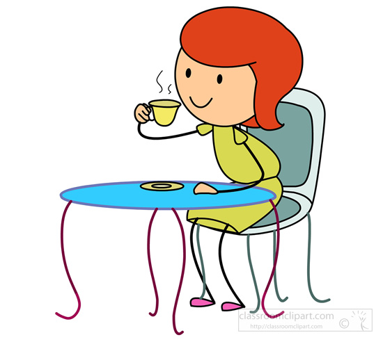 clipart drinking coffee - photo #11