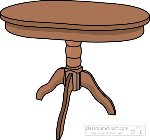 clipart of chairs and table - photo #44