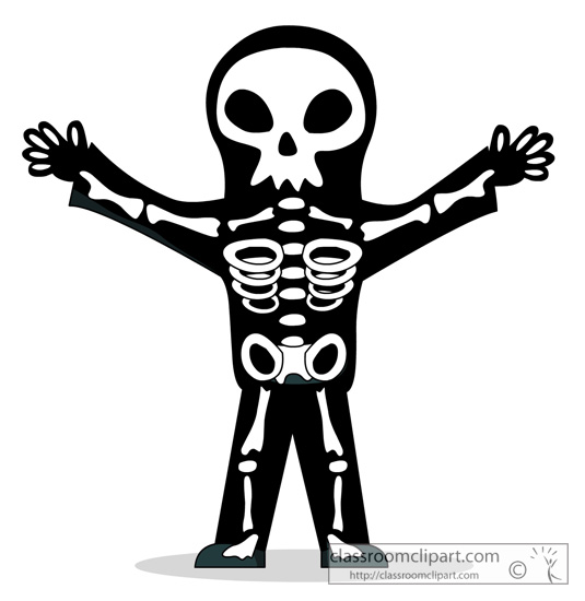 halloween skeleton clip art free - photo #47