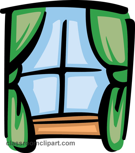free clipart window curtains - photo #20