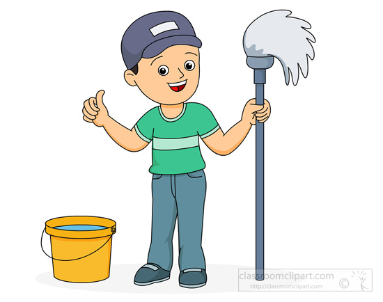 clipart man mopping floor - photo #8