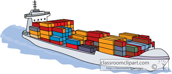 clipart container ship - photo #8