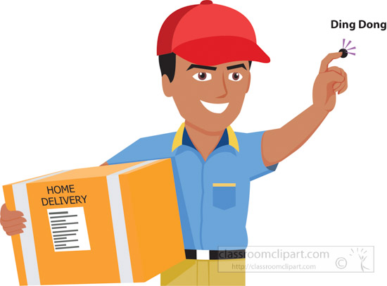 clipart delivery man - photo #26