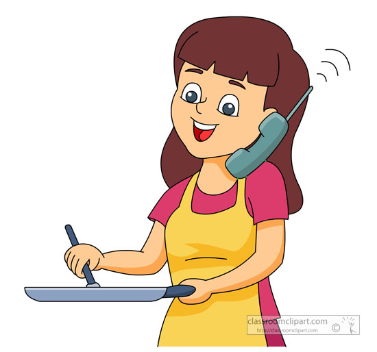 clipart girl cooking - photo #29