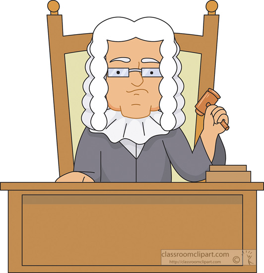 free clipart judge behind bench - photo #44
