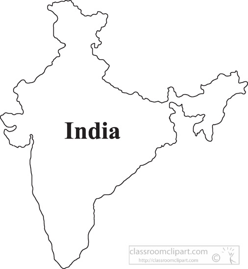clipart map of india - photo #11