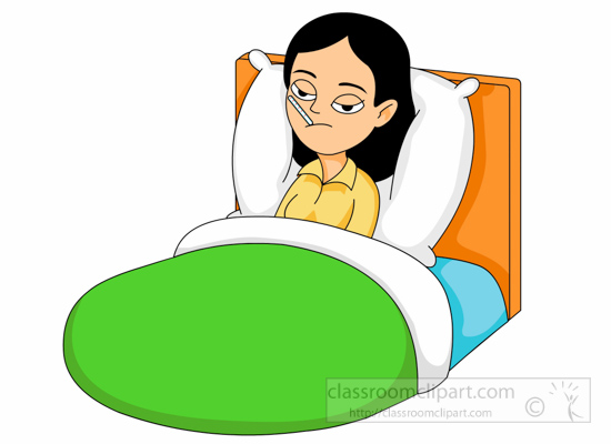 clipart sick man in bed - photo #29