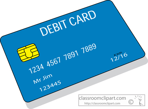 debit card clipart - photo #1