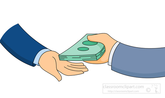 clipart giving money - photo #23