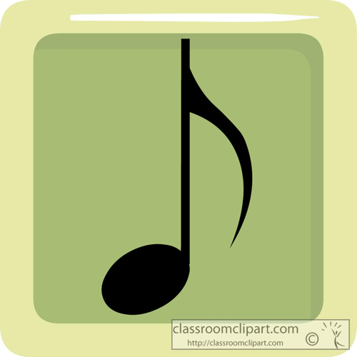 clipart music eighth note - photo #48