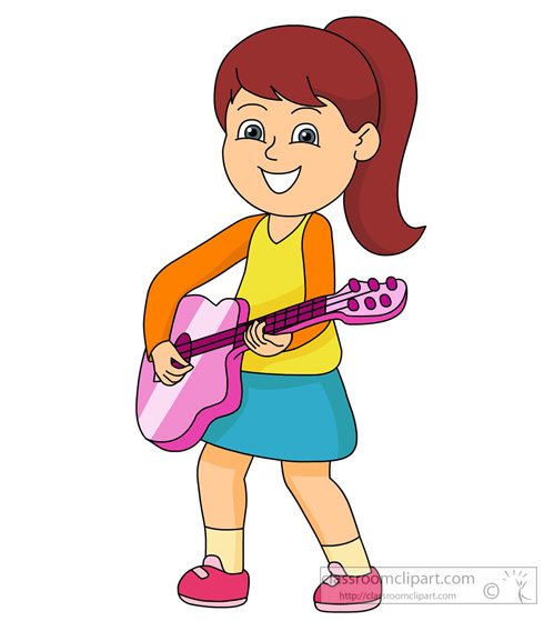 girl playing guitar clipart - photo #36