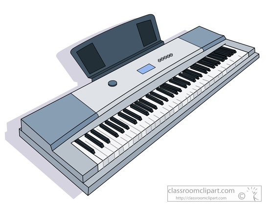 clipart keyboard music - photo #40