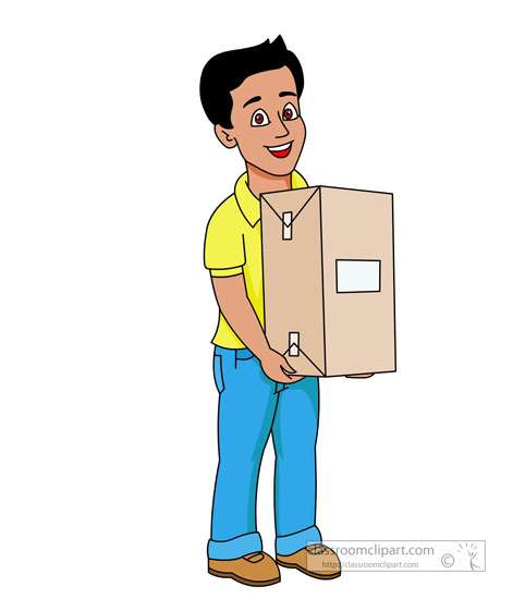 delivery man clipart - photo #46