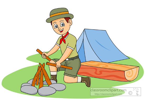 free girl scout camping clipart - photo #36