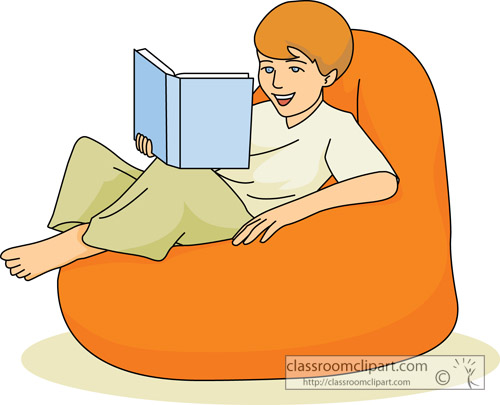 free clipart boy reading book - photo #50
