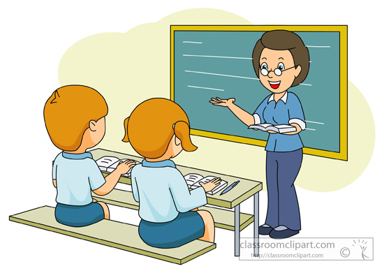 clipart of teacher and students - photo #13