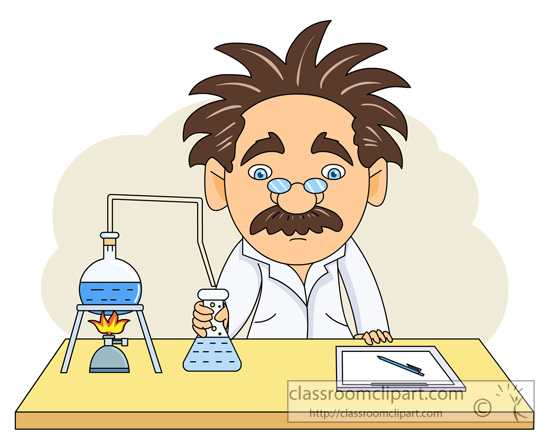 free clipart scientist cartoon - photo #47