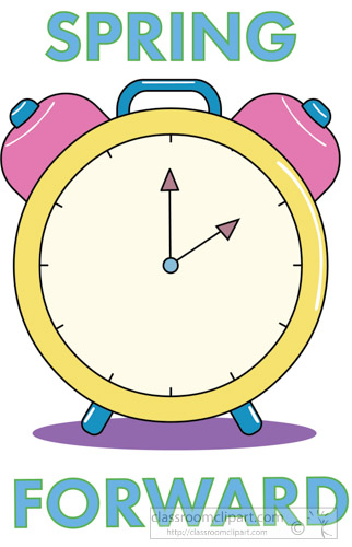 clipart time change spring forward - photo #24