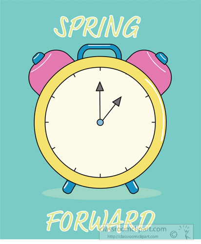 clipart time change spring forward - photo #32