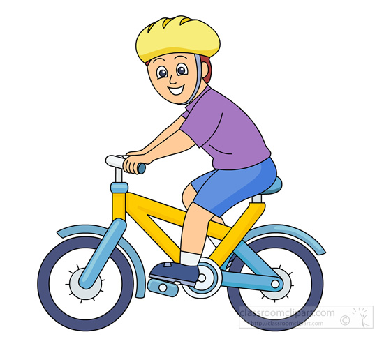 clipart boy on bike - photo #23